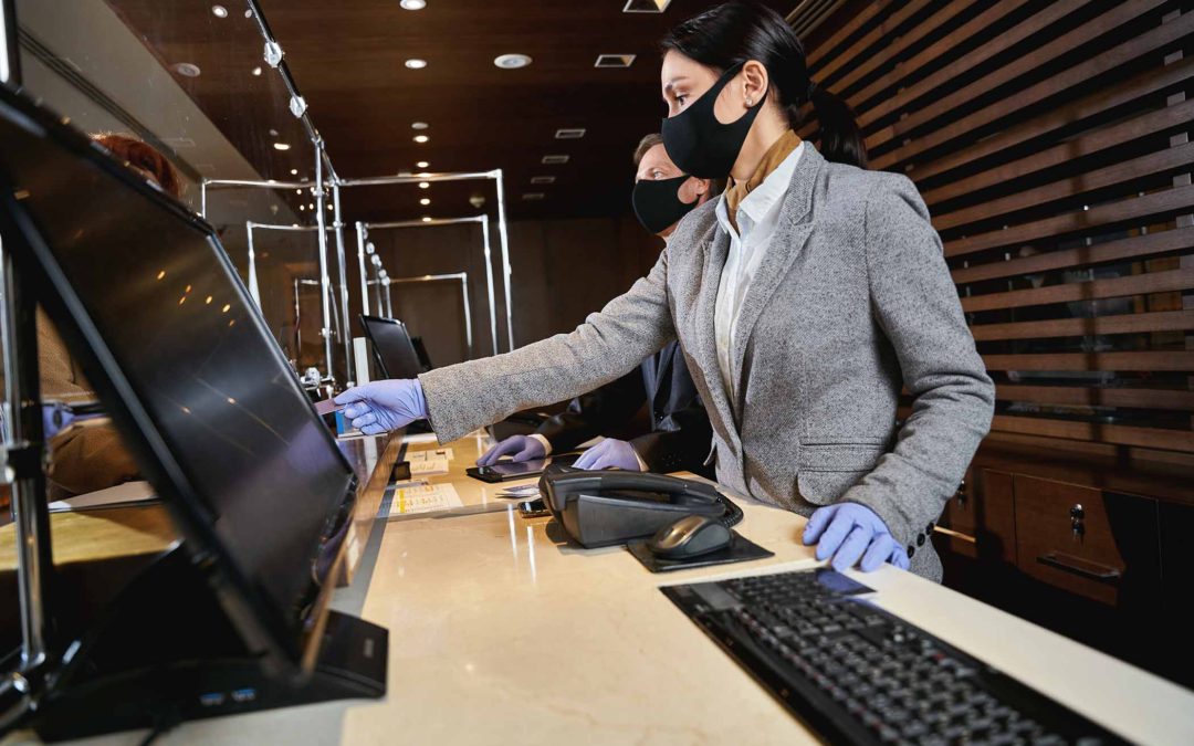 hotel receptionists following the pandemic safety 2022 02 02 06 33 09 utc